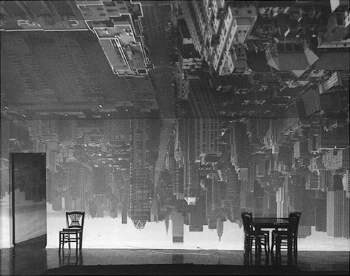 camera obscura image of Manhattan